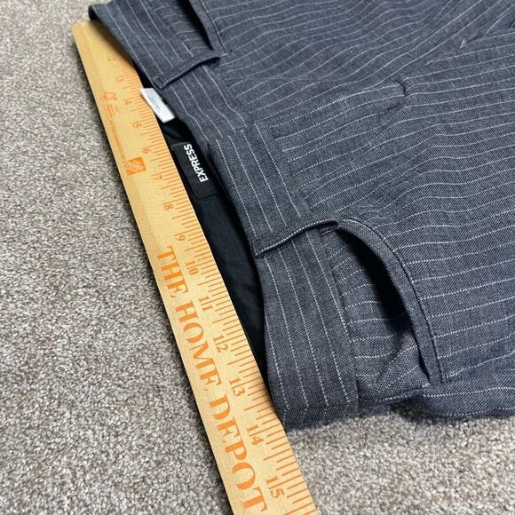 Express womens columnist barley bootcut pants sz 6R pin striped business casual - Picture 9 of 12
